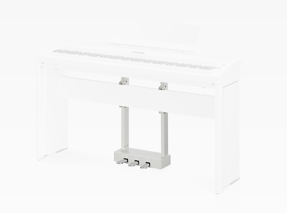 Kawai F-301W педальный блок (3 педали) для цифрового пианино ES7W, ES8W Цвет белый (слоновая кость)