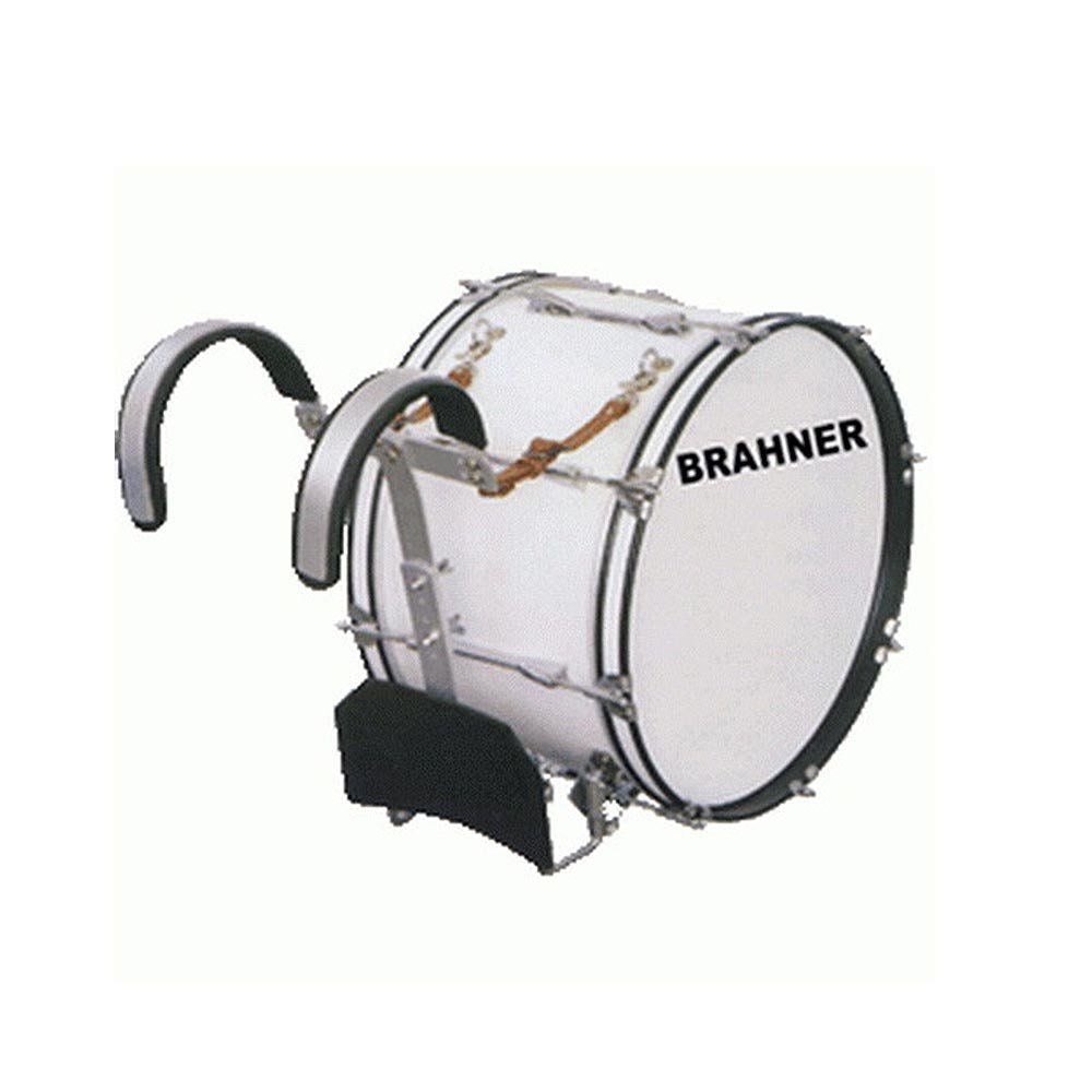 БАС-барабан (маршевый) BRAHNER MBD-2212H/WH размер 22"x12", цвет - БЕЛЫЙ БАС-барабан (маршевый) BRAHNER MBD-2212H/WH размер 22"x12", цвет - БЕЛЫЙ