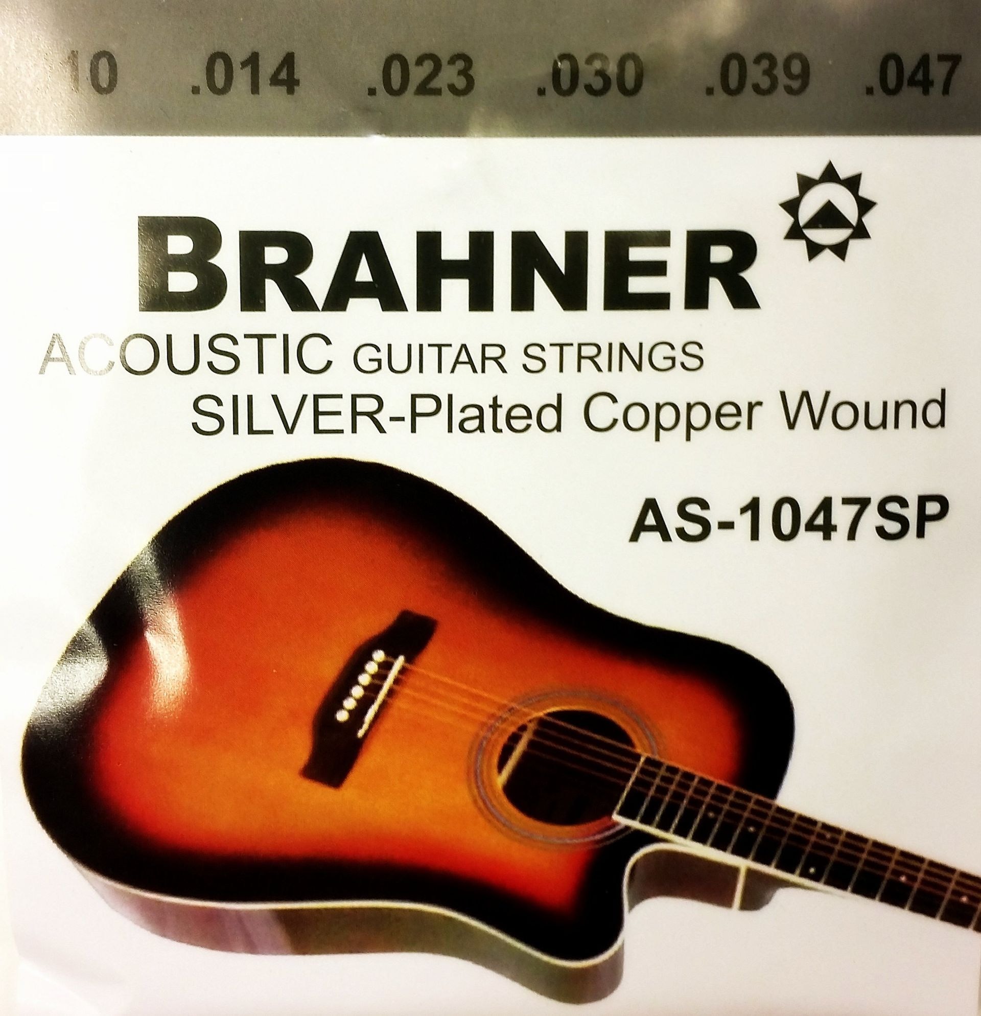Струны для акустических гитар BRAHNER AS-1047SP Струны для акустических гитар BRAHNER AS-1047SP