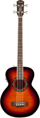 FENDER T-BUCKET BASS E 3-COLOR SUNBURST FLAME MAPLE электро-акустическая бас-гитара купить в Москве: цены, доставка, фото