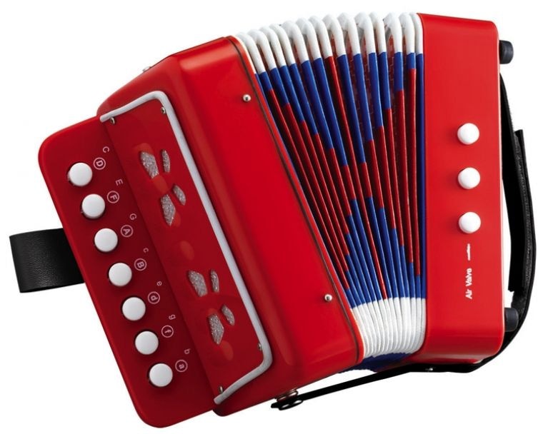 Гармошка детская BRAHNER DP-805/RD диатоническая, Гармошка детская BRAHNER DP-805/RD диатоническая,