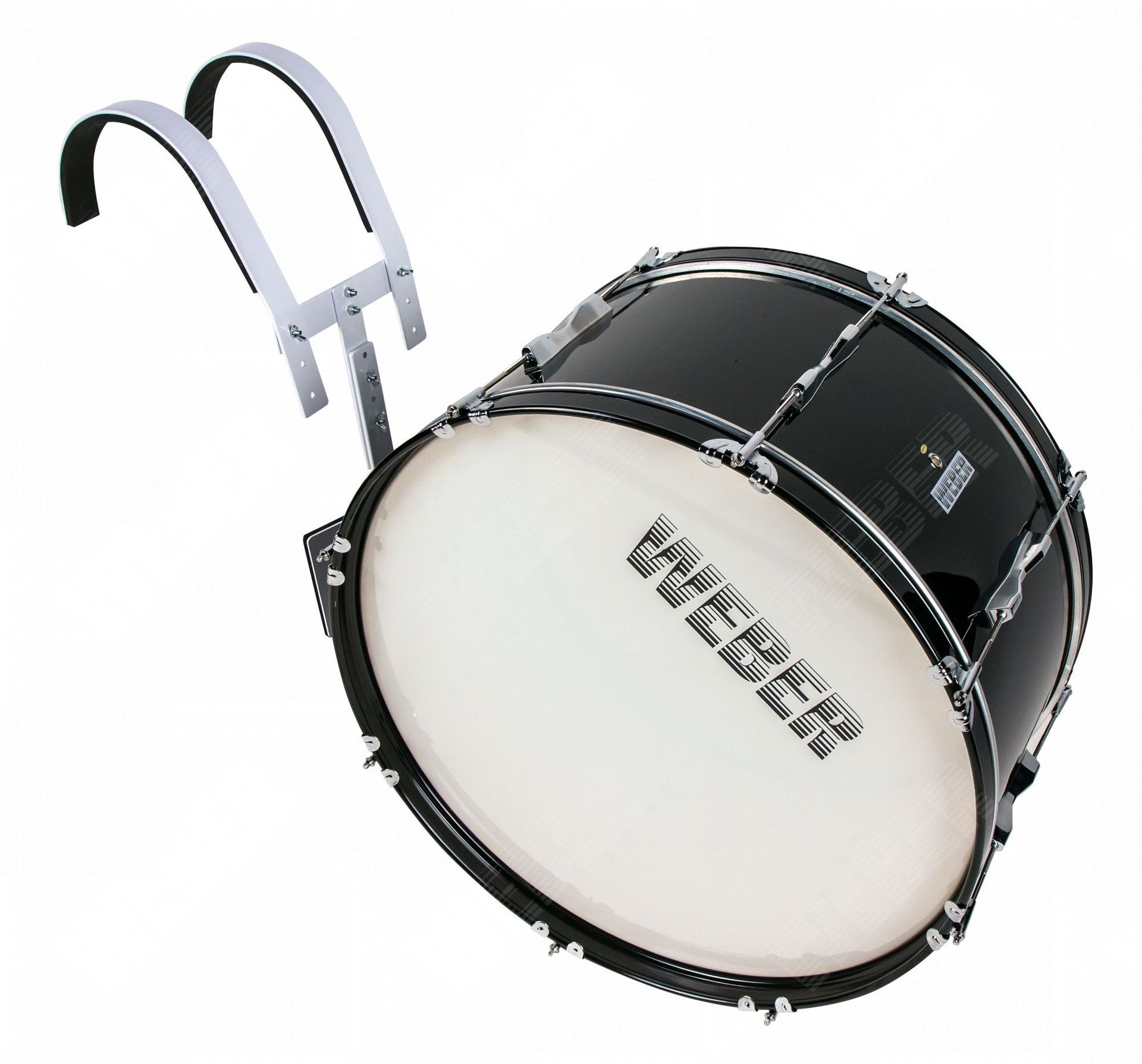 Черный маршевый бас-барабан 26"х12" Weber MBas-2612jet Черный маршевый бас-барабан 26"х12" Weber MBas-2612jet