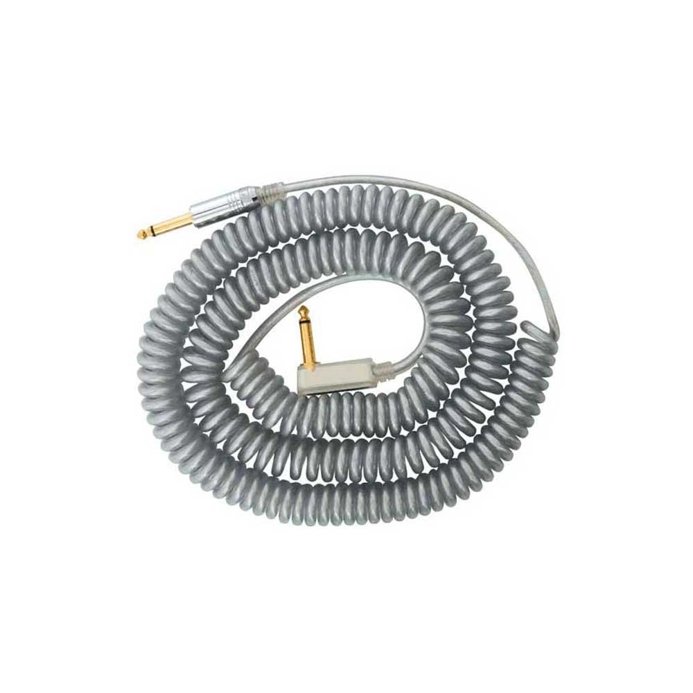 VOX Vintage Coiled Cable VCC-90SL гитарный кабель, серебристый VOX Vintage Coiled Cable VCC-90SL гитарный кабель, серебристый
