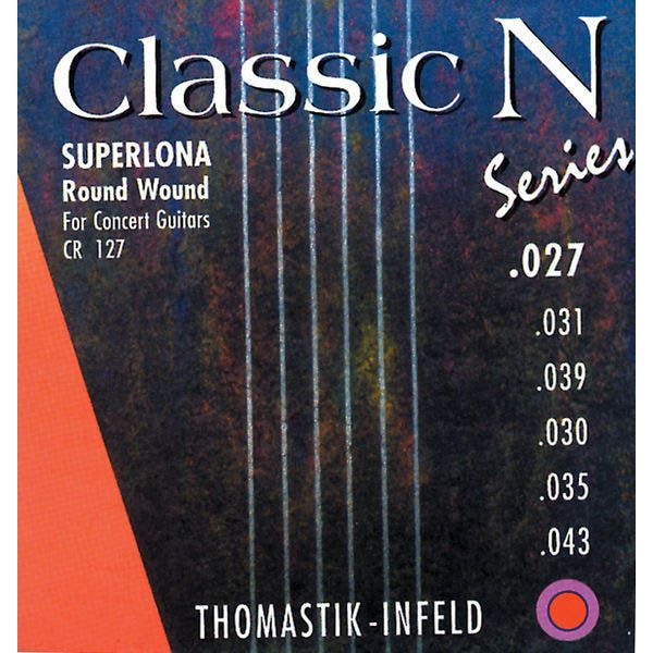 Струны Thomastik CR-128 CLASSIC N для классической гитары комплект (27-31-33-30-35-43) Струны Thomastik CR-128 CLASSIC N для классической гитары комплект (27-31-33-30-35-43)
