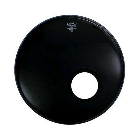 REMO POWERSTROKE® 3 22' EBONY W/Pre-Cut Hole фронтальный черный пластик для большого барабана с отверстием купить в Москве: цены, доставка, фото REMO POWERSTROKE® 3 22' EBONY W/Pre-Cut Hole фронтальный черный пластик для большого барабана с отверстием купить в Москве: цены, доставка, фото