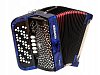 HOHNER Nova III 96 (A4274) dark blue - кнопочный аккордеон 7/8 купить в Москве: цены, доставка, фото